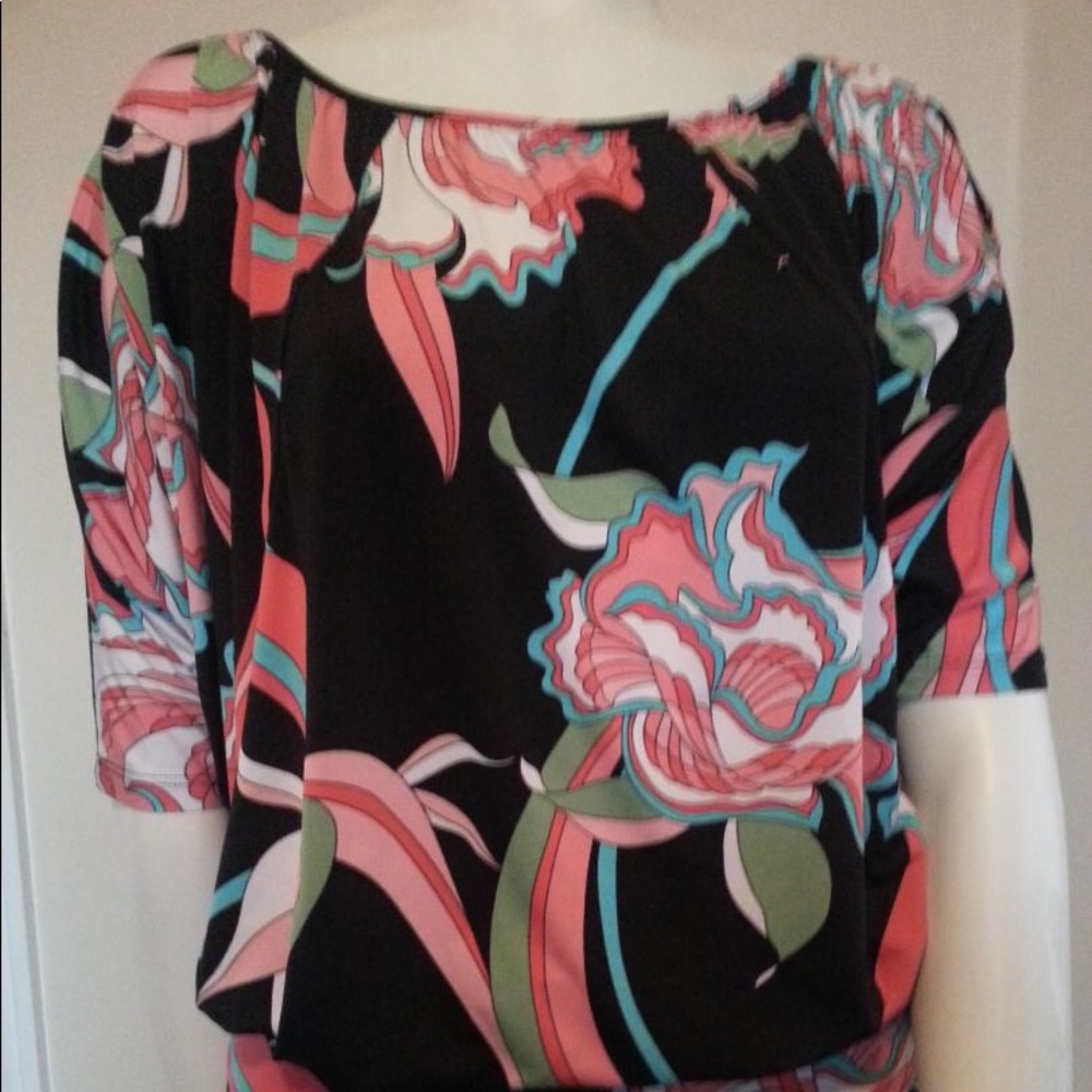 Y2K🔥Sirens Vintage Floral Boho blouse